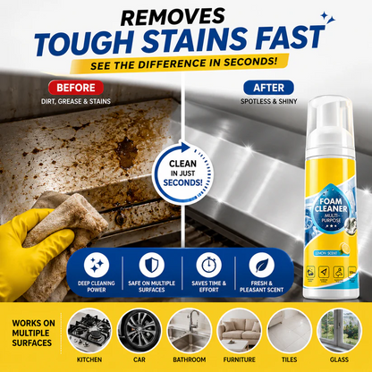 FINAL DAY: Buy 3 Get 3 FREE! Ultimate Car & Kitchen Foam Cleaner