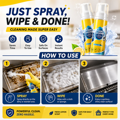 FINAL DAY: Buy 3 Get 3 FREE! Ultimate Car & Kitchen Foam Cleaner