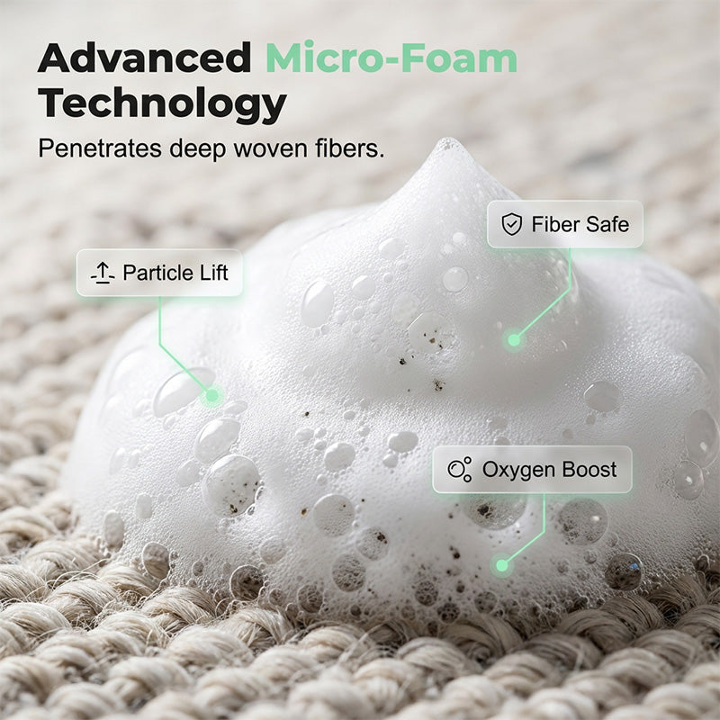 Last Day Special Price ! Buy 1 Get 1 FreeWaterless Carpet Foam Stain Remover with Towel