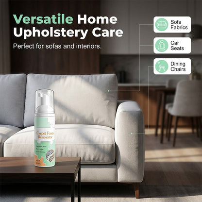 Last Day Special Price ! Buy 1 Get 1 FreeWaterless Carpet Foam Stain Remover with Towel