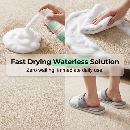 Last Day Special Price ! Buy 1 Get 1 FreeWaterless Carpet Foam Stain Remover with Towel
